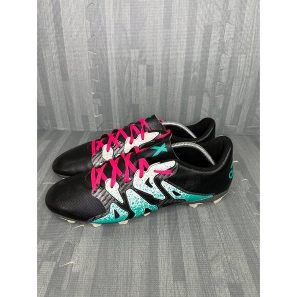 Adidas X 15.4 FG Soccer Cleats Men Size 12 Black Blue main image 5